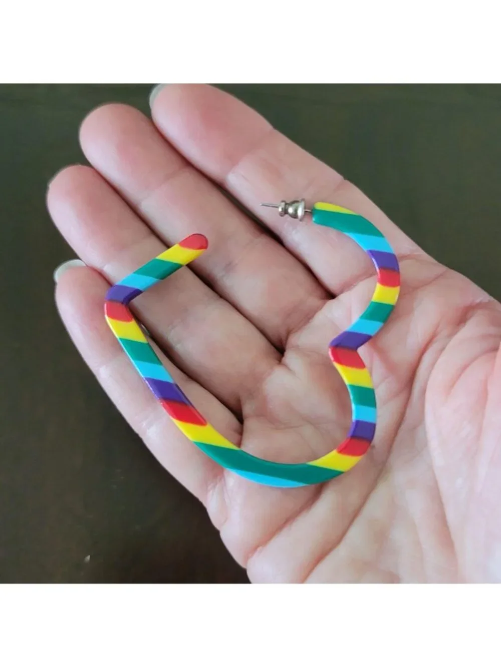 N/A rainbow striped